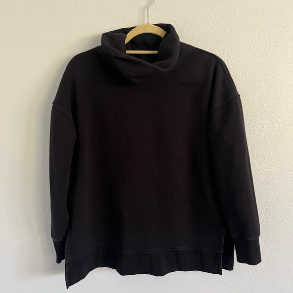 Athleta black turtleneck hoodie - Picture 3 of 4